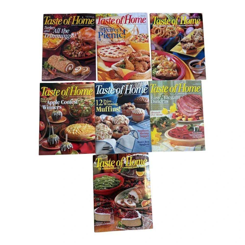 Taste of Home Magazine Lot 7 Issues‎ 2003-2006 Cooking Recipes Holiday Baking